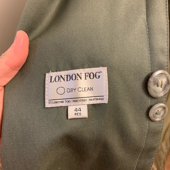 Olive London fog trench coat size sz 44 - Picture 4 of 8